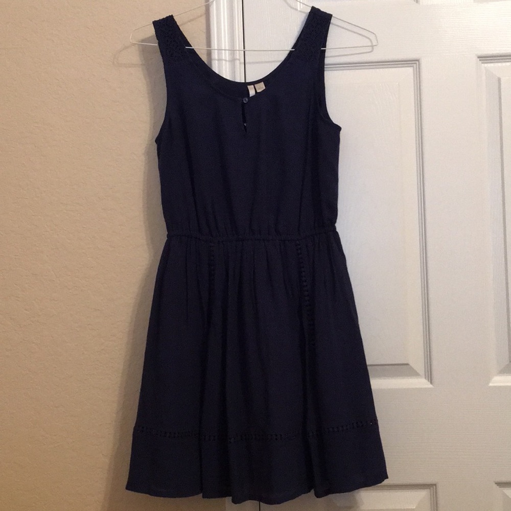 LC Lauren Conrad navy blue dress size small